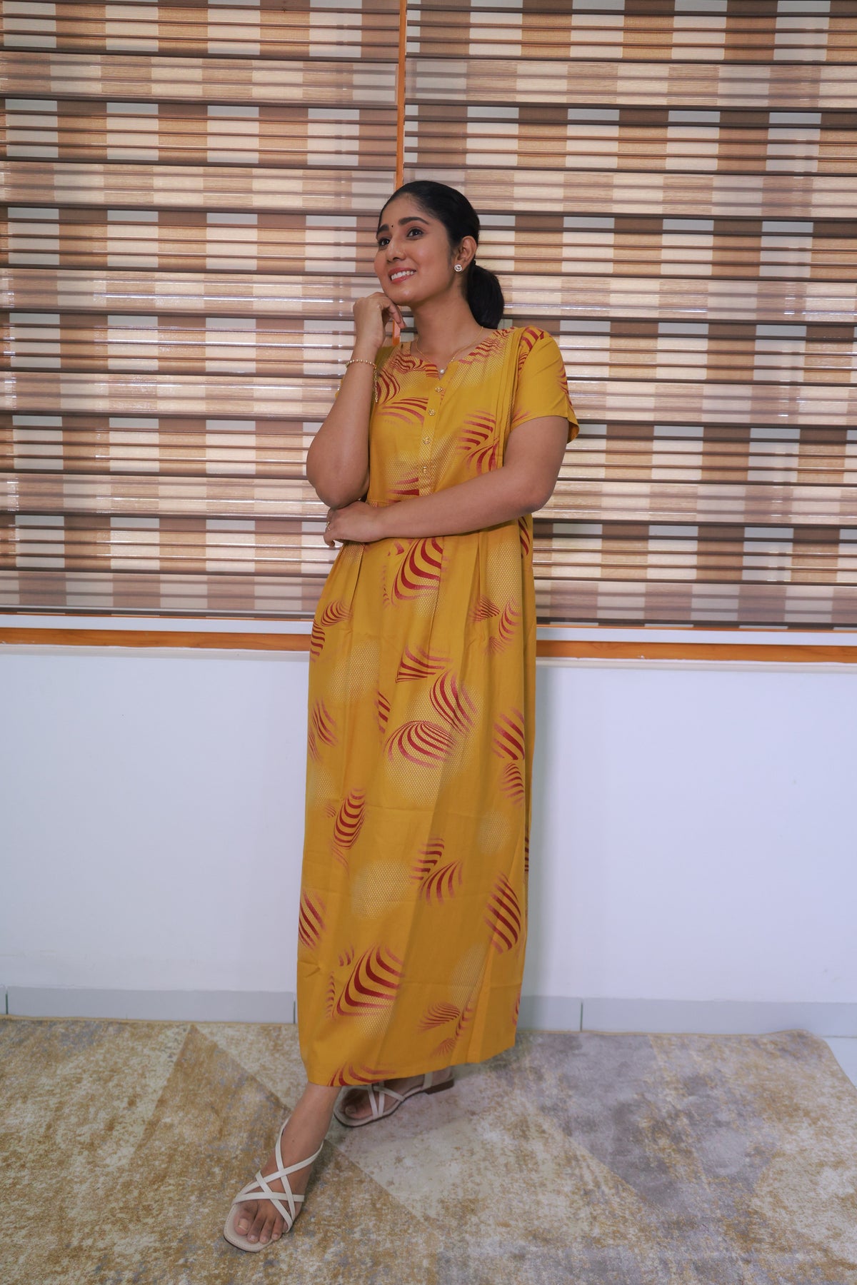 Alpine KURTHI Style Nighties| FancySleeve | Zipless Model | Updated Collection's for Stylish Women MKA (H/S)