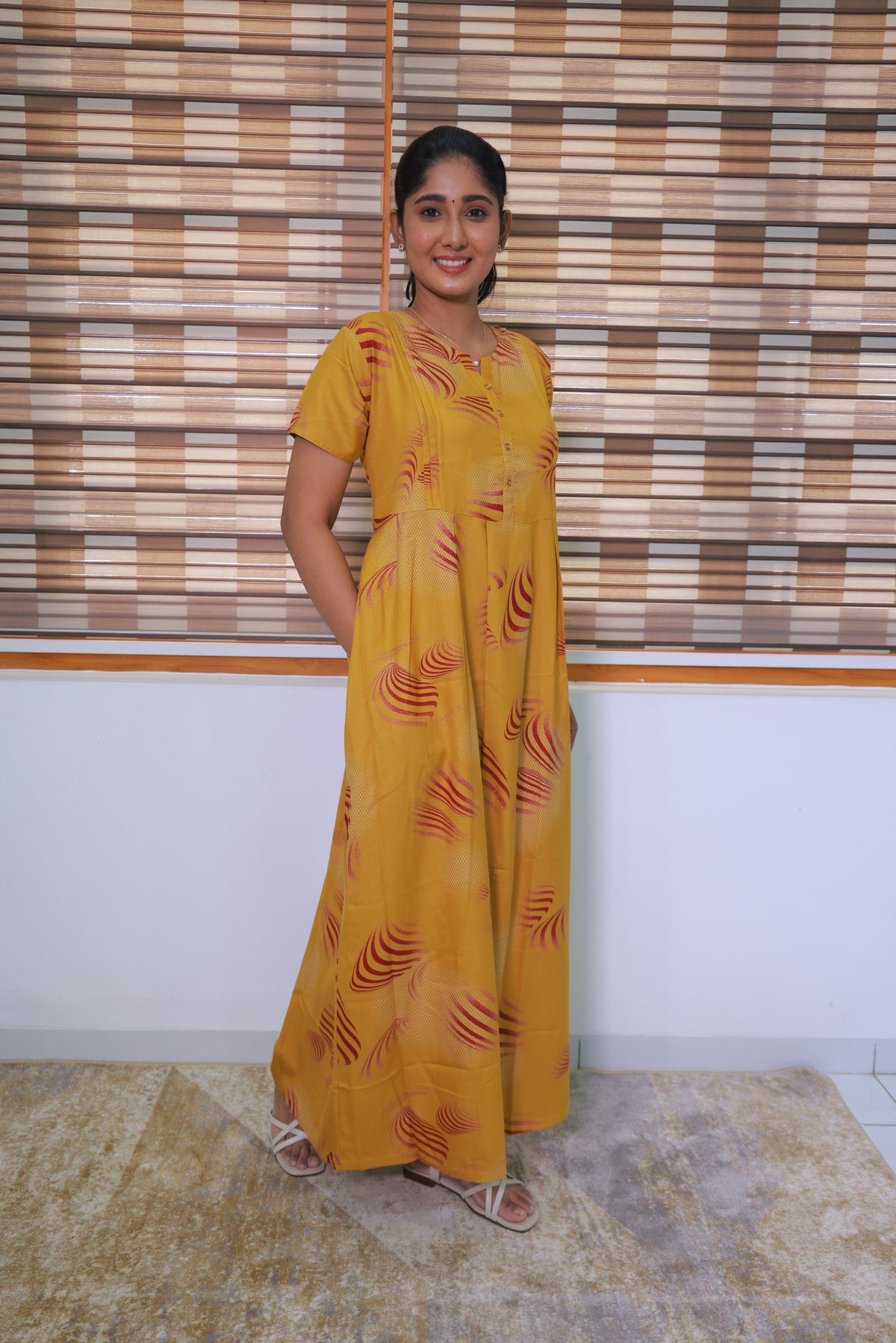 Alpine KURTHI Style Nighties| FancySleeve | Zipless Model | Updated Collection's for Stylish Women MKA (H/S)