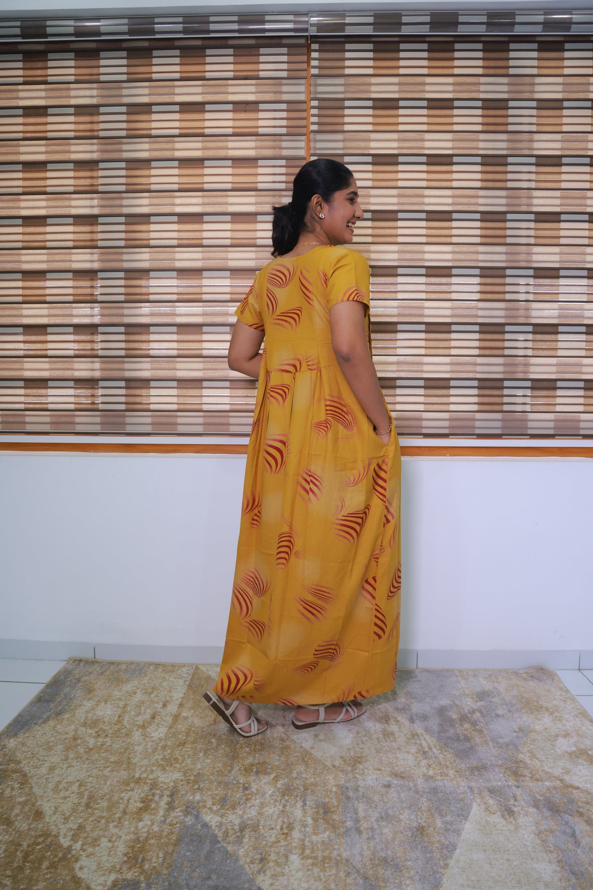 Alpine KURTHI Style Nighties| FancySleeve | Zipless Model | Updated Collection's for Stylish Women MKA (H/S)