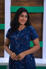 Alpine KURTHI Style Nighties| FancySleeve | Zipless Model | Updated Collection's for Stylish Women MKA (H/S)