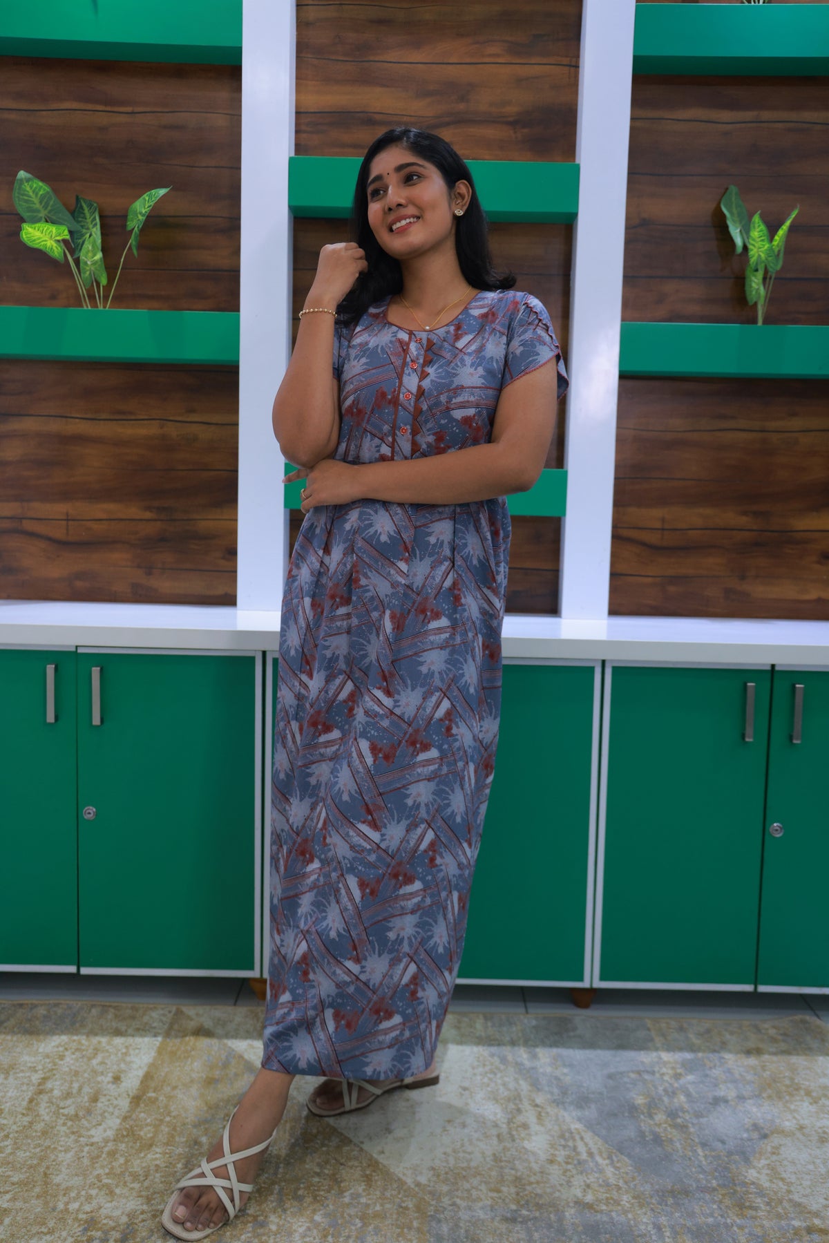 Alpine KURTHI Style Nighties| FancySleeve | Zipless Model | Updated Collection's for Stylish Women MKA (H/S)