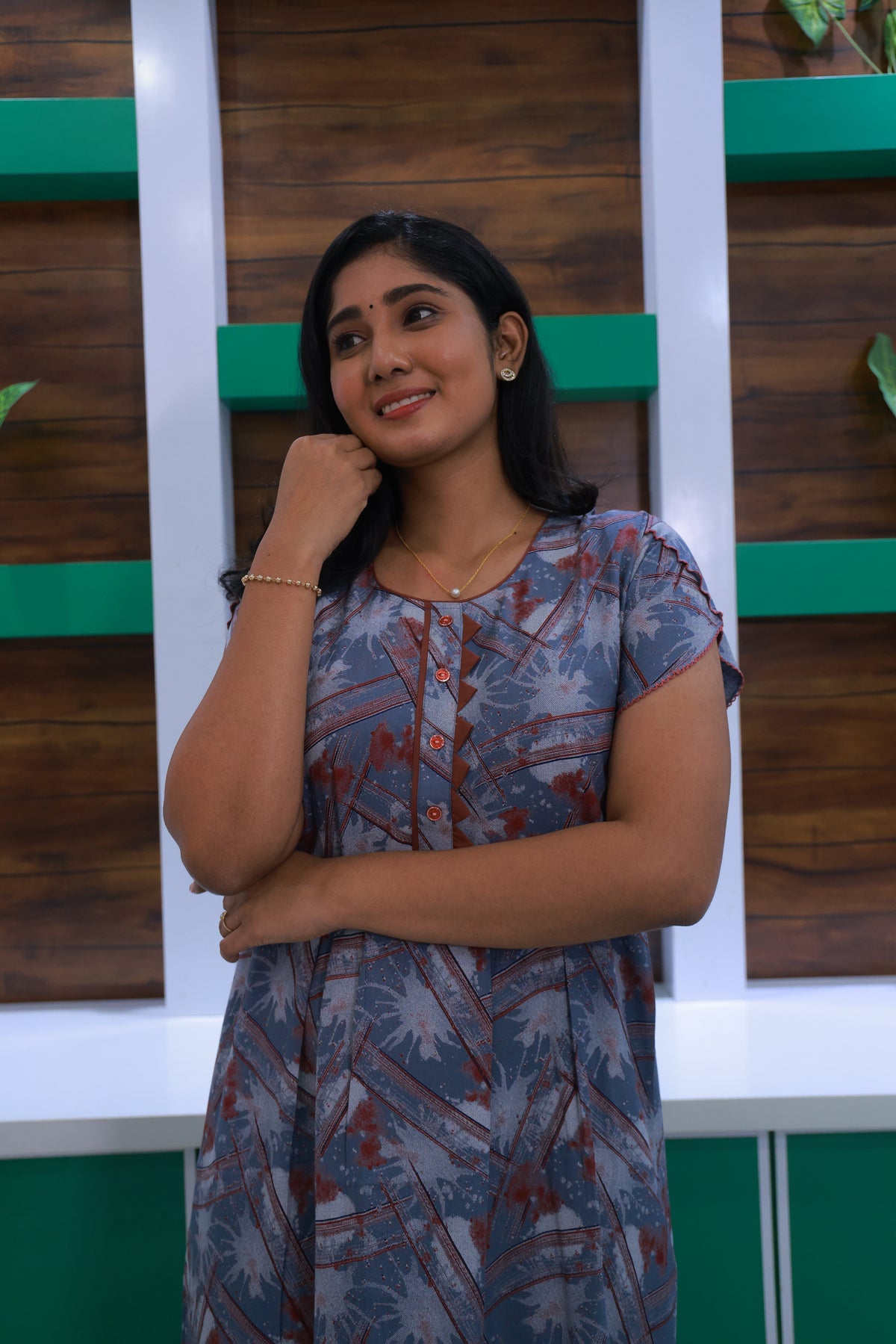 Alpine KURTHI Style Nighties| FancySleeve | Zipless Model | Updated Collection's for Stylish Women MKA (H/S)