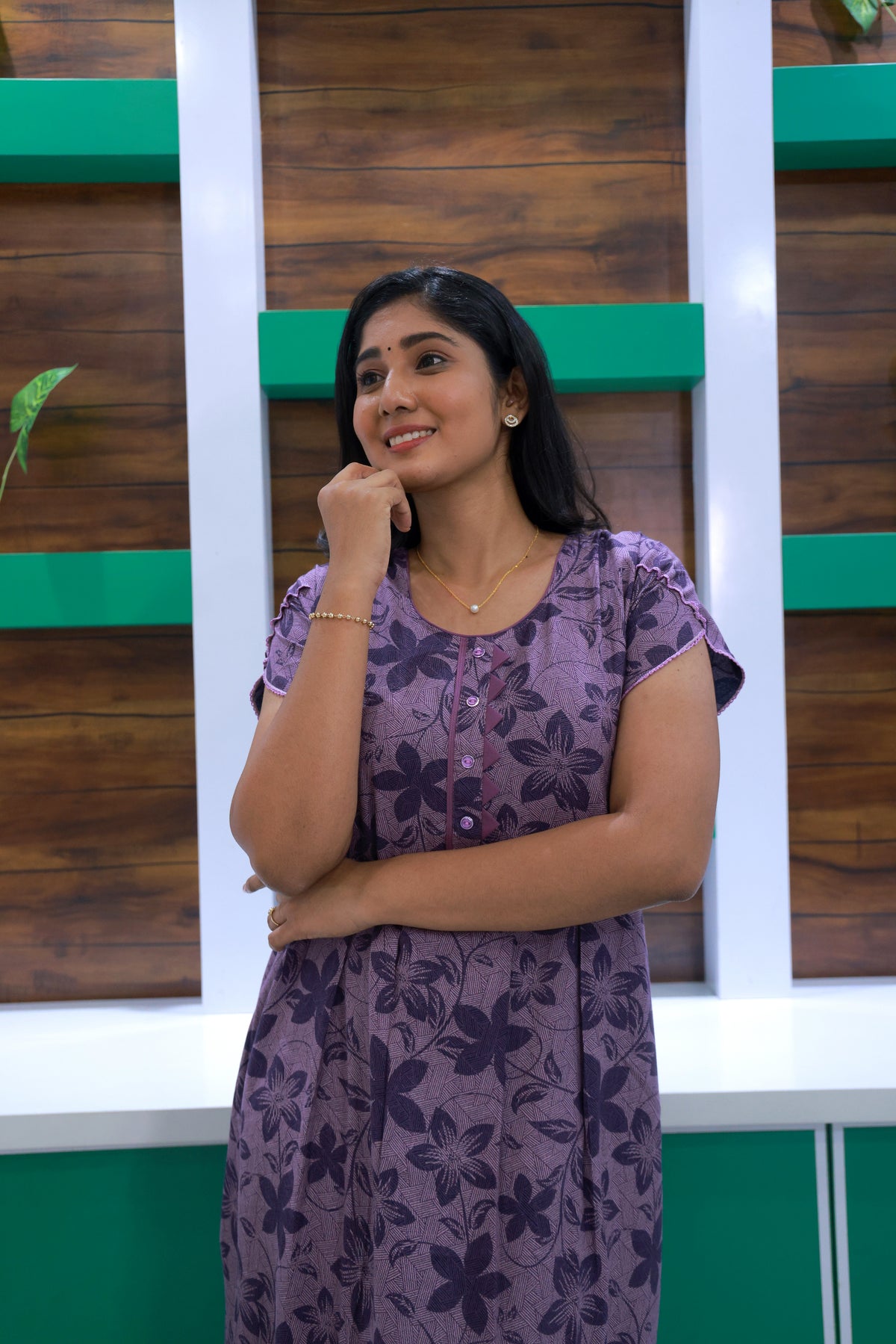 Alpine KURTHI Style Nighties| FancySleeve | Zipless Model | Updated Collection's for Stylish Women MKA (H/S)