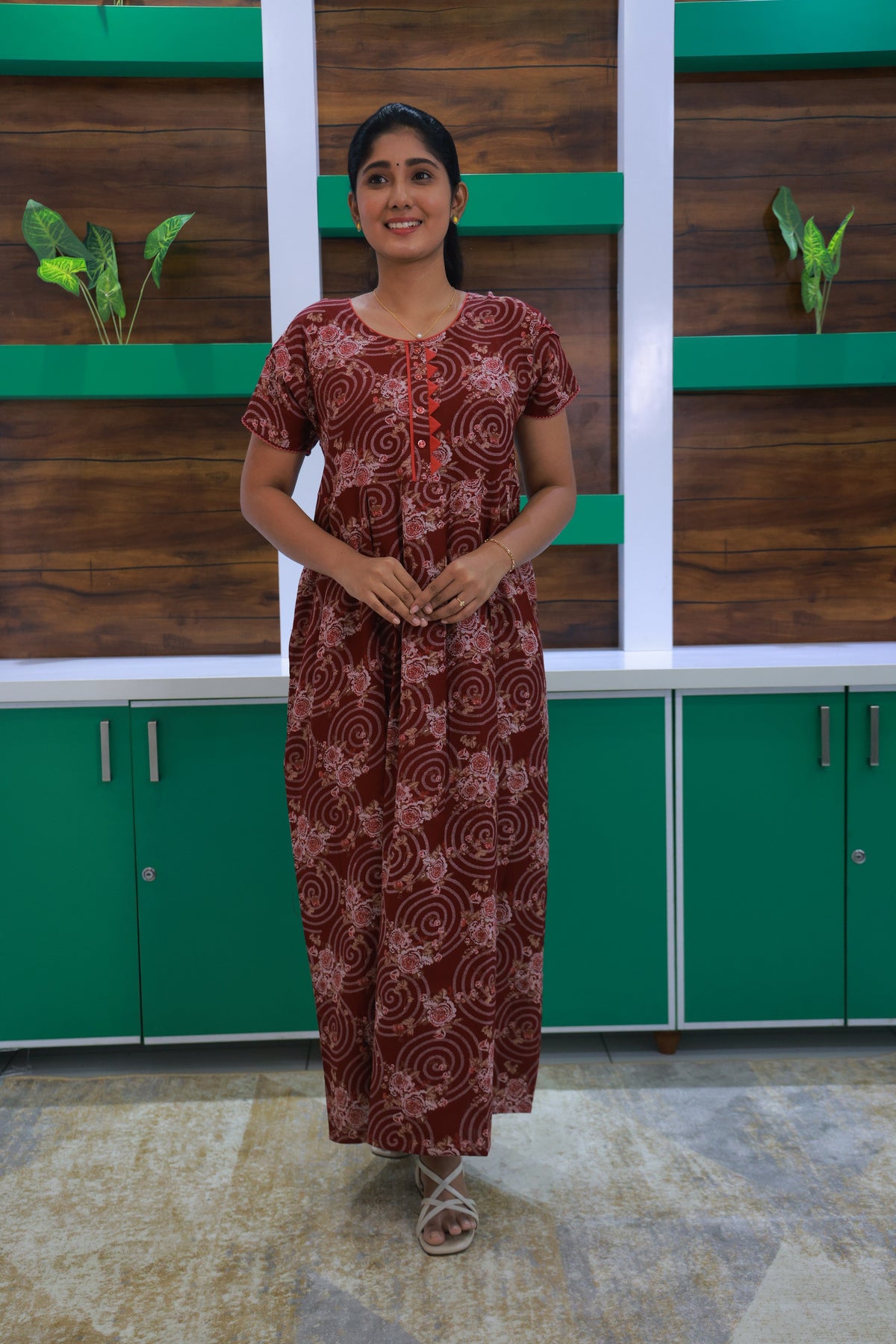 Alpine KURTHI Style Nighties| FancySleeve | Zipless Model | Updated Collection's for Stylish Women MKA (H/S)