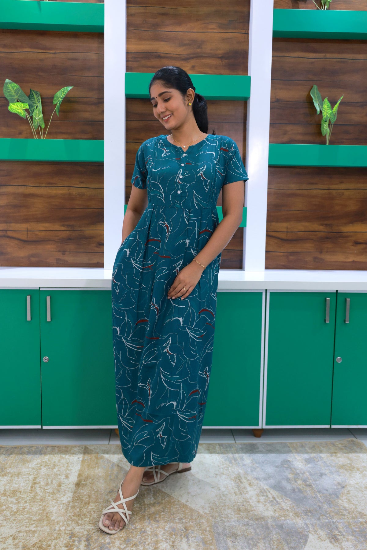 Alpine KURTHI Style Nighties| FancySleeve | Zipless Model | Updated Collection's for Stylish Women MKA (H/S)