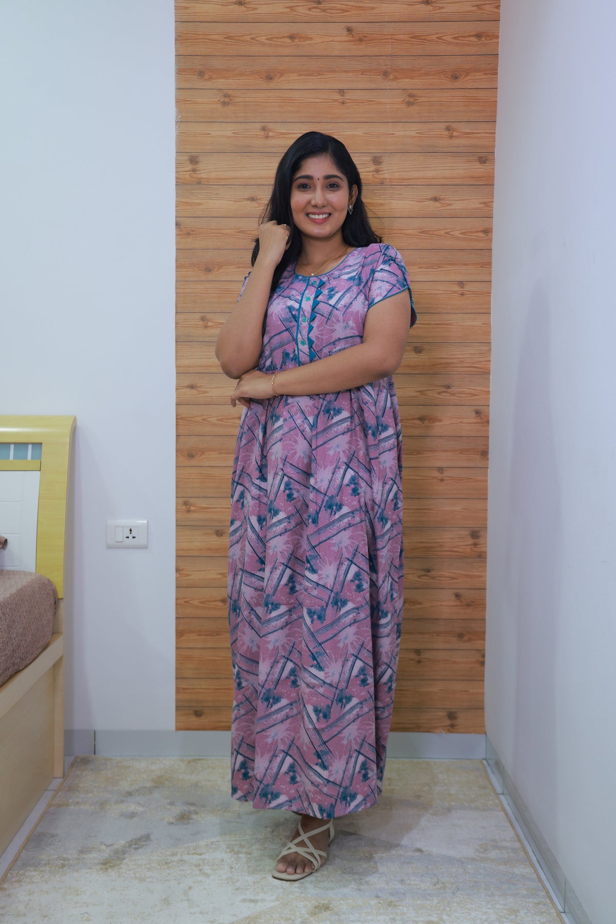 Alpine KURTHI Style Nighties| FancySleeve | Zipless Model | Updated Collection's for Stylish Women MKA (H/S)