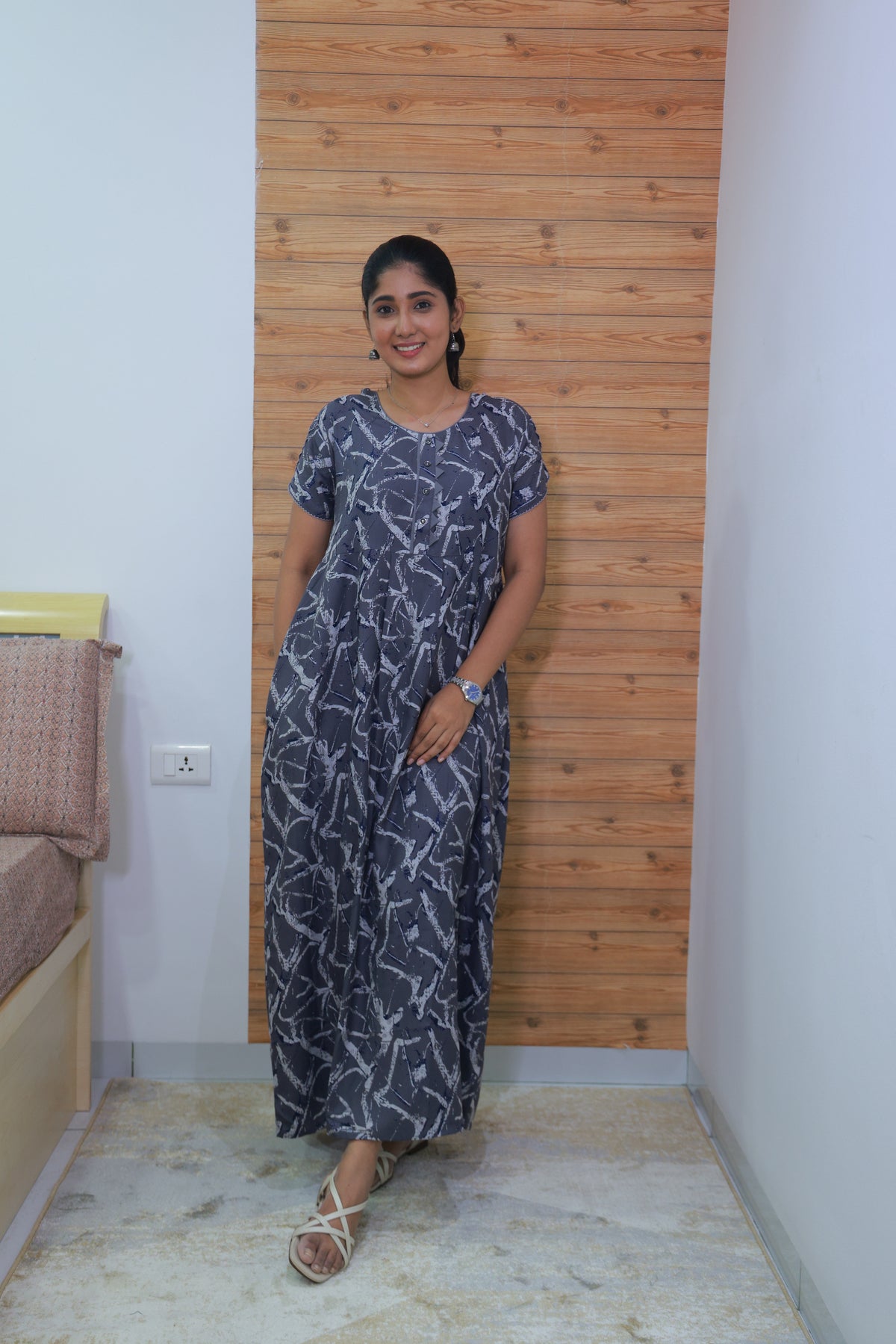 Alpine KURTHI Style Nighties| FancySleeve | Zipless Model | Updated Collection's for Stylish Women MKA (H/S)