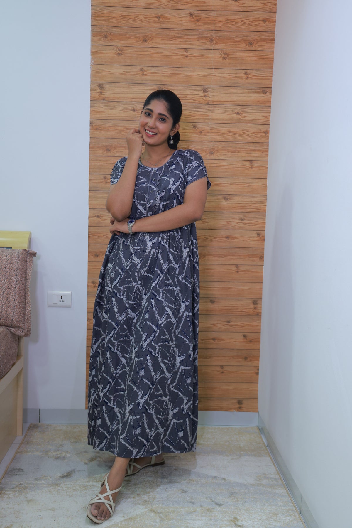 Alpine KURTHI Style Nighties| FancySleeve | Zipless Model | Updated Collection's for Stylish Women MKA (H/S)