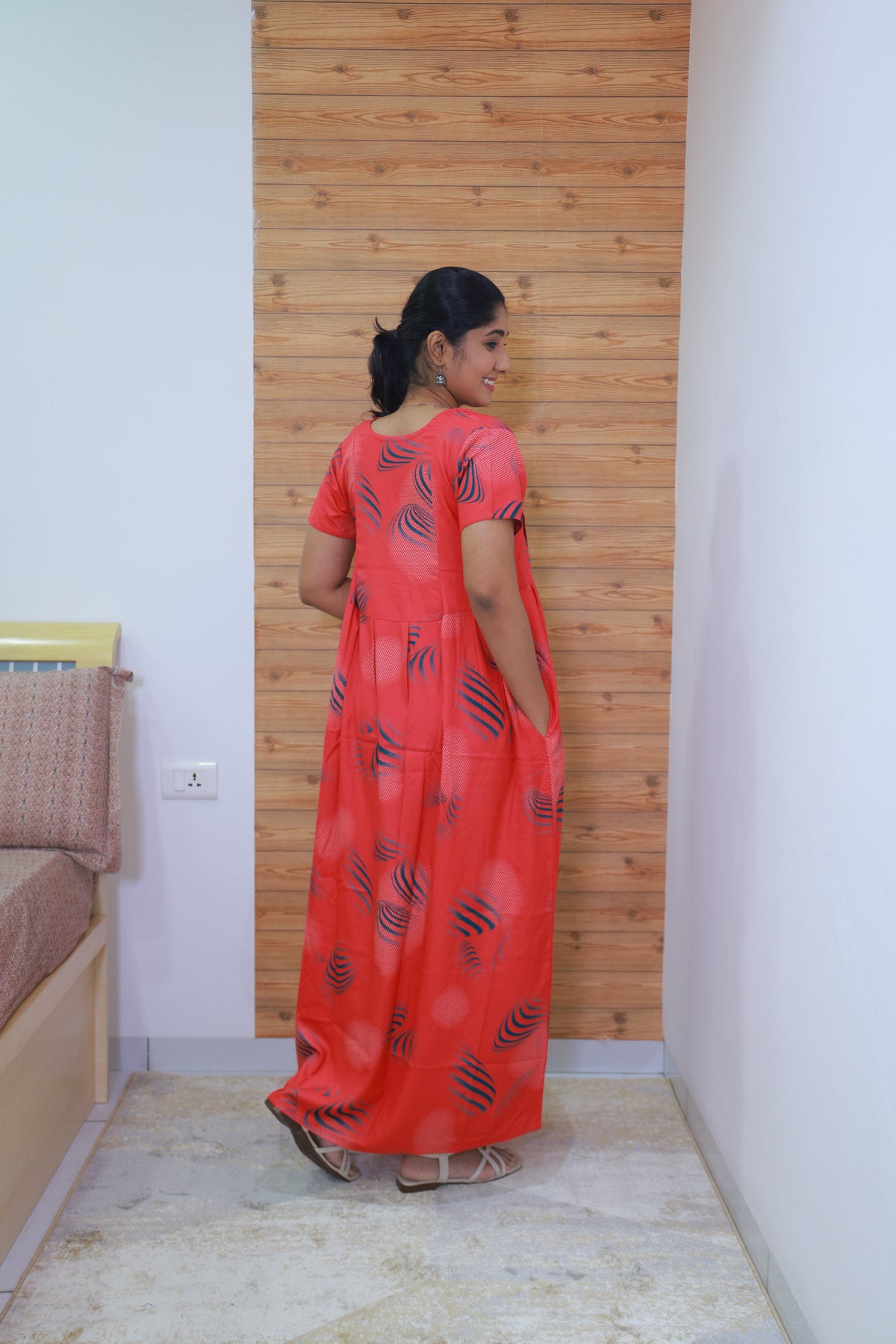 Alpine KURTHI Style Nighties| FancySleeve | Zipless Model | Updated Collection's for Stylish Women MKA (H/S)