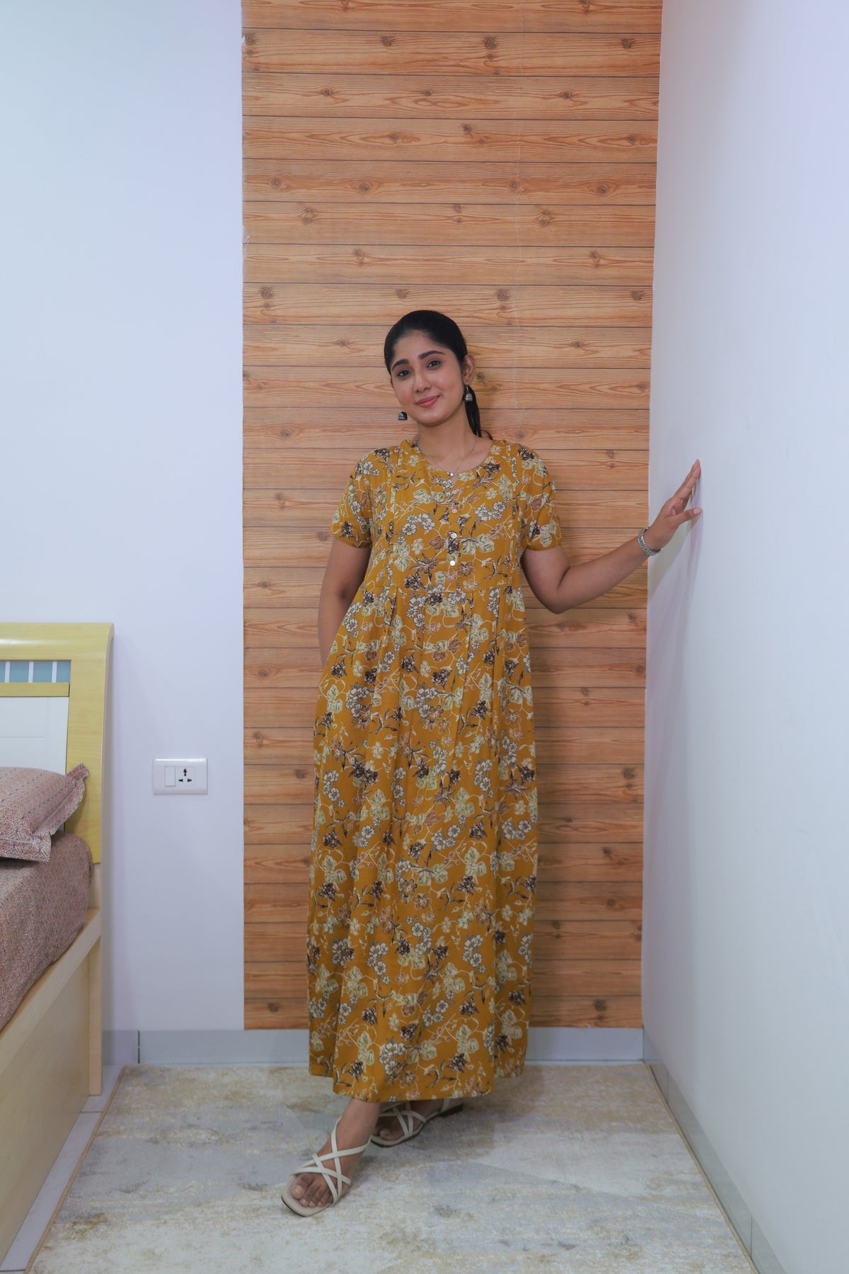 Alpine KURTHI Style Nighties| FancySleeve | Zipless Model | Updated Collection's for Stylish Women MKA (H/S)