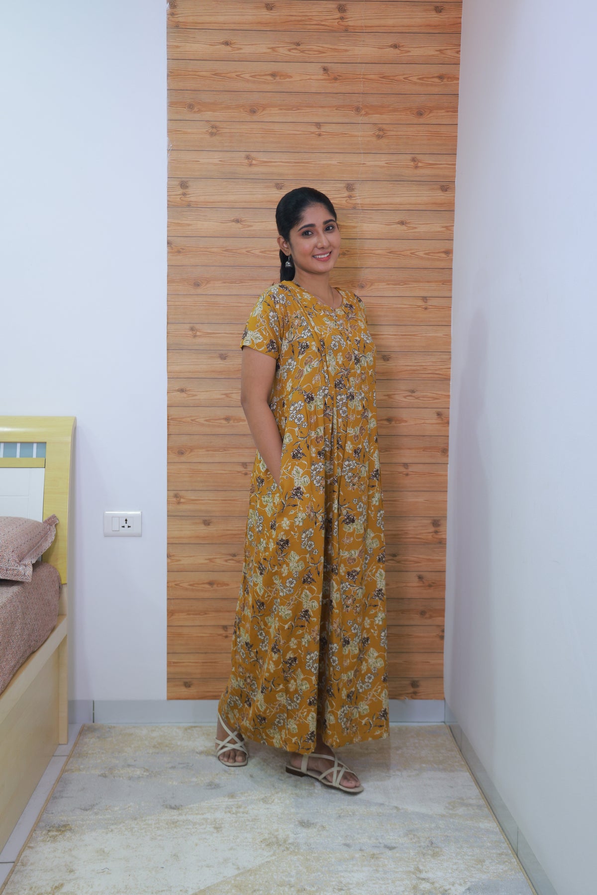 Alpine KURTHI Style Nighties| FancySleeve | Zipless Model | Updated Collection's for Stylish Women MKA (H/S)