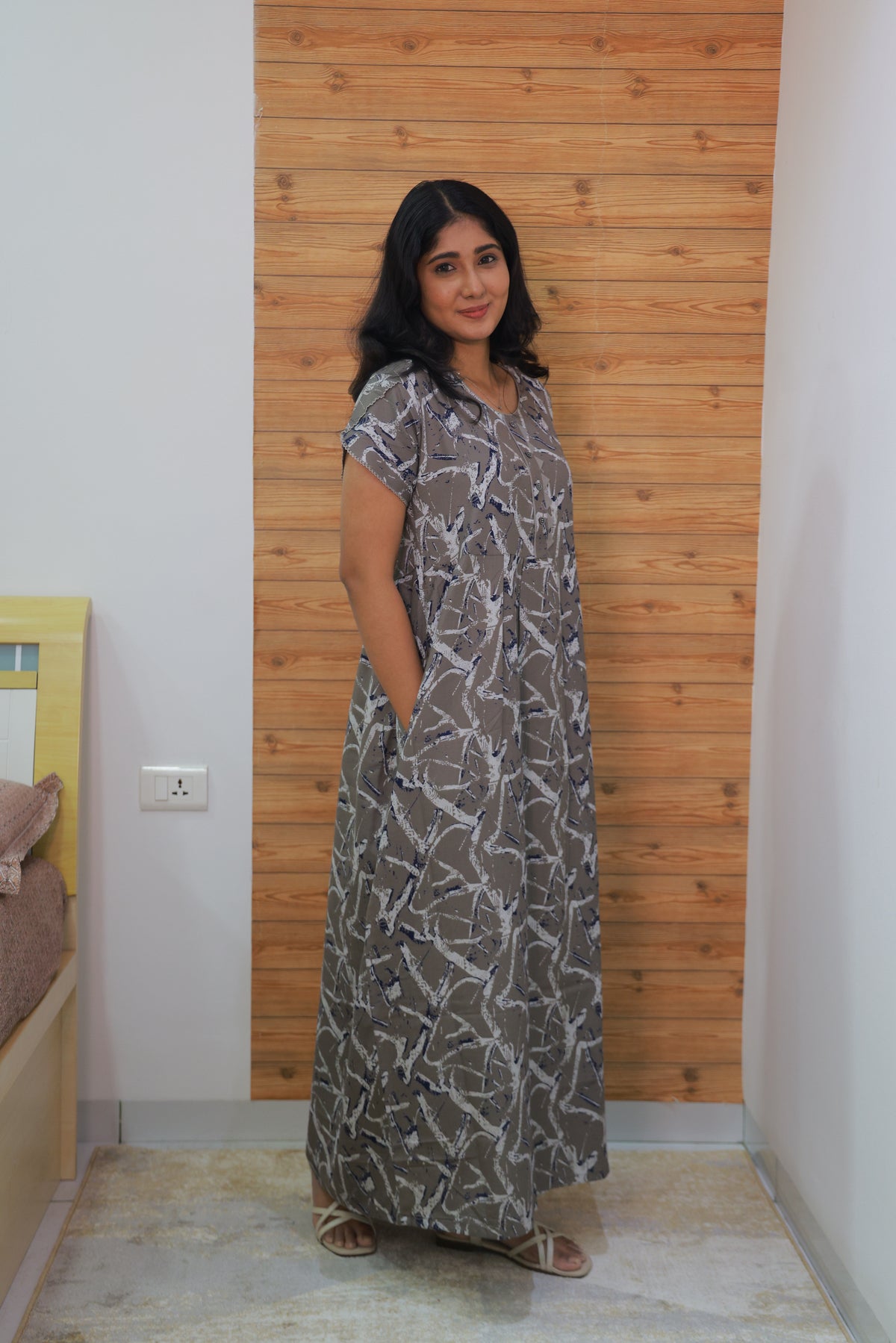 Alpine KURTHI Style Nighties| FancySleeve | Zipless Model | Updated Collection's for Stylish Women MKA (H/S)