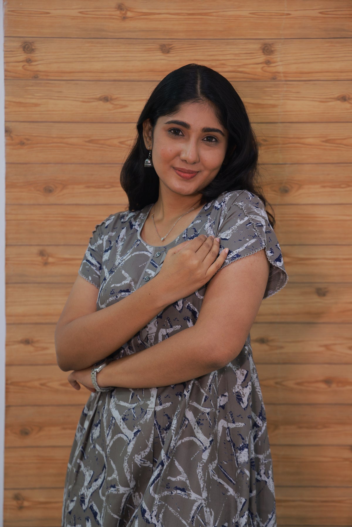 Alpine KURTHI Style Nighties| FancySleeve | Zipless Model | Updated Collection's for Stylish Women MKA (H/S)