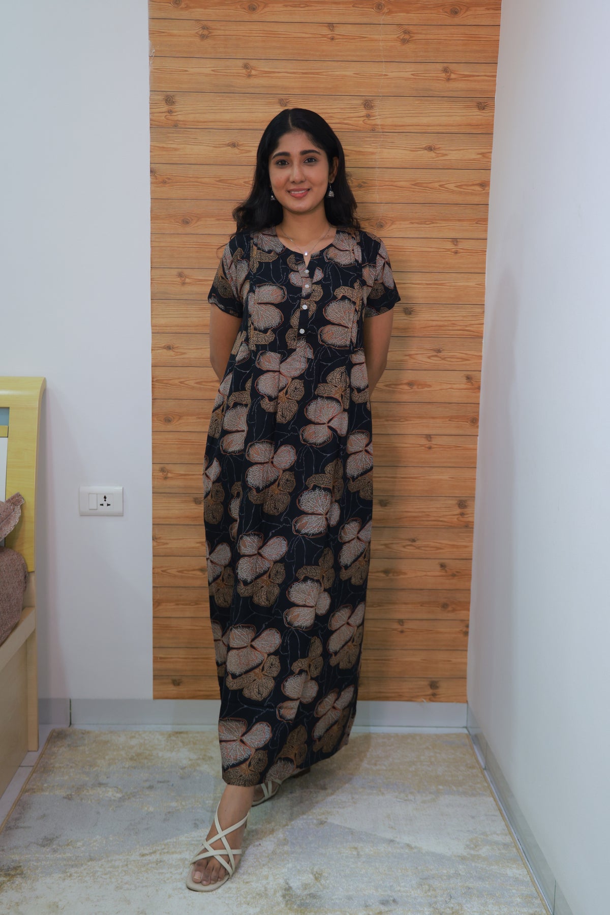 Alpine KURTHI Style Nighties| FancySleeve | Zipless Model | Updated Collection's for Stylish Women MKA (H/S)