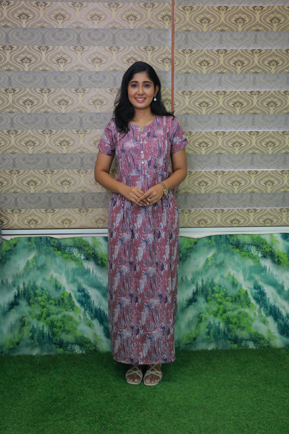 Alpine KURTHI Style Nighties| FancySleeve | Zipless Model | Updated Collection's for Stylish Women MKA (H/S)