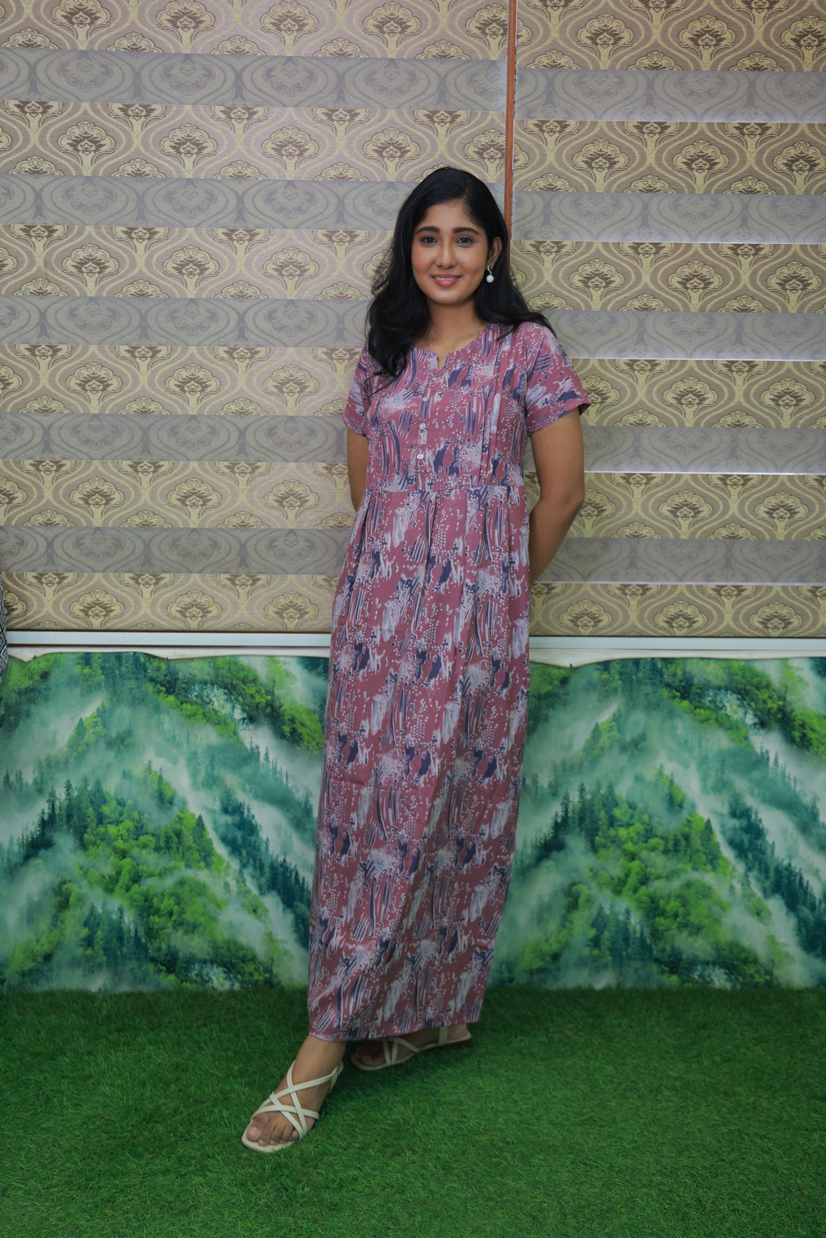 Alpine KURTHI Style Nighties| FancySleeve | Zipless Model | Updated Collection's for Stylish Women MKA (H/S)