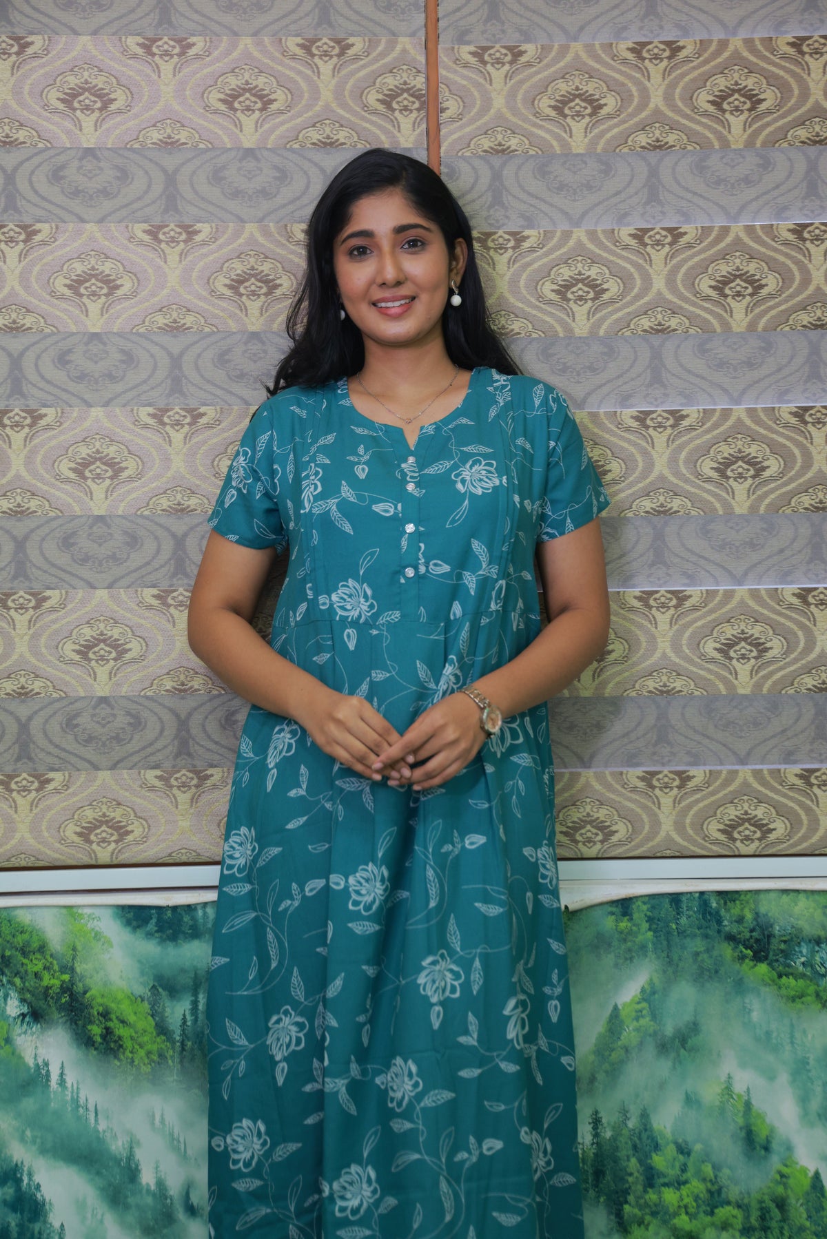 Alpine KURTHI Style Nighties| FancySleeve | Zipless Model | Updated Collection's for Stylish Women MKA (H/S)