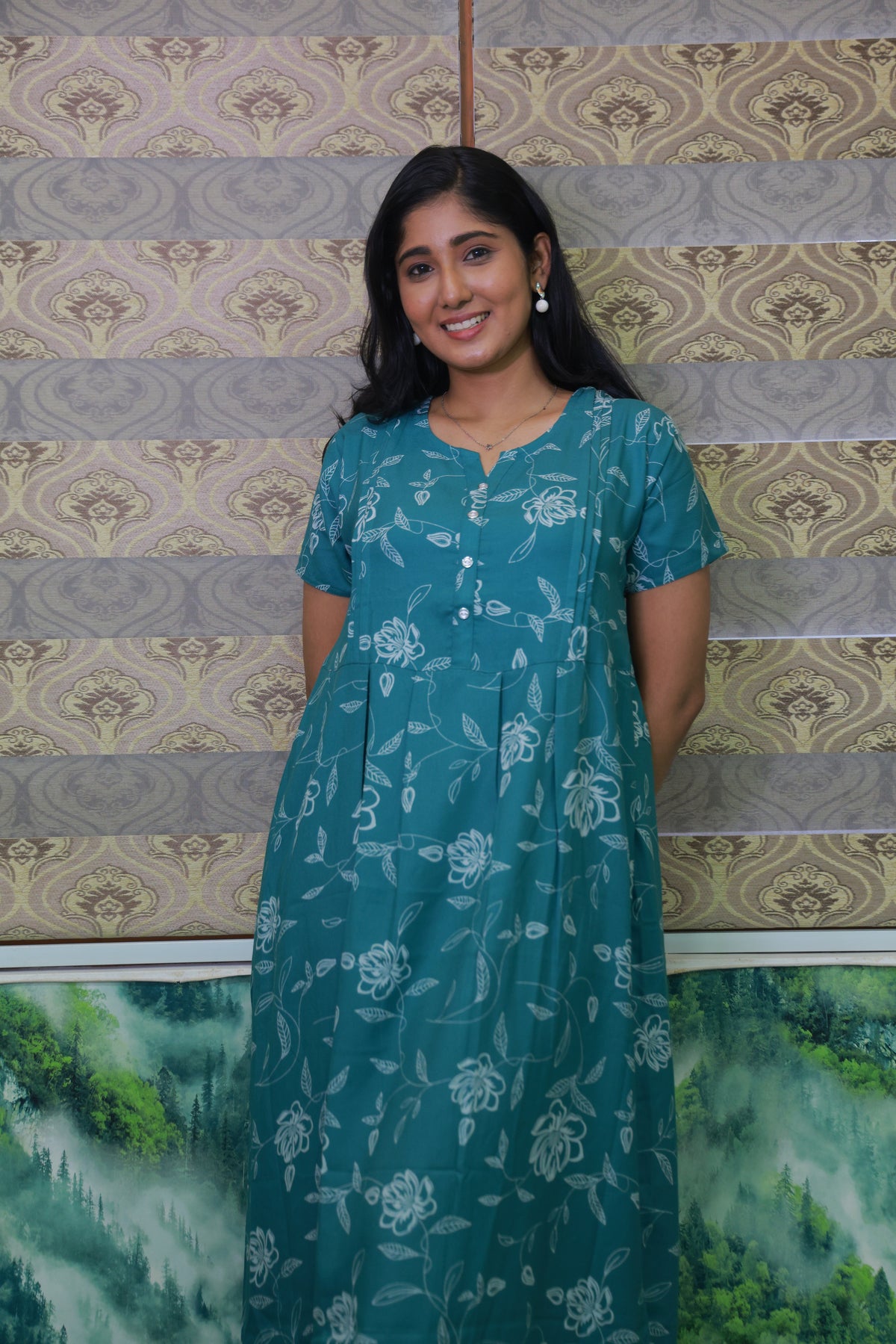 Alpine KURTHI Style Nighties| FancySleeve | Zipless Model | Updated Collection's for Stylish Women MKA (H/S)