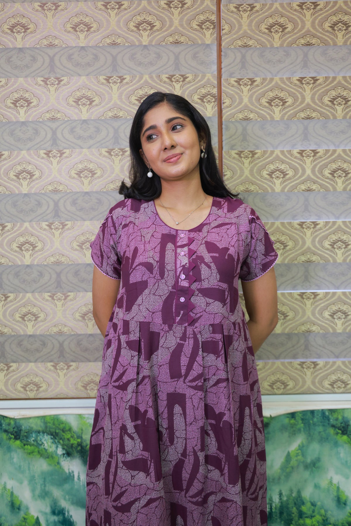 Alpine KURTHI Style Nighties| FancySleeve | Zipless Model | Updated Collection's for Stylish Women MKA (H/S)