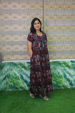 Alpine KURTHI Style Nighties| FancySleeve | Zipless Model | Updated Collection's for Stylish Women MKA (H/S)