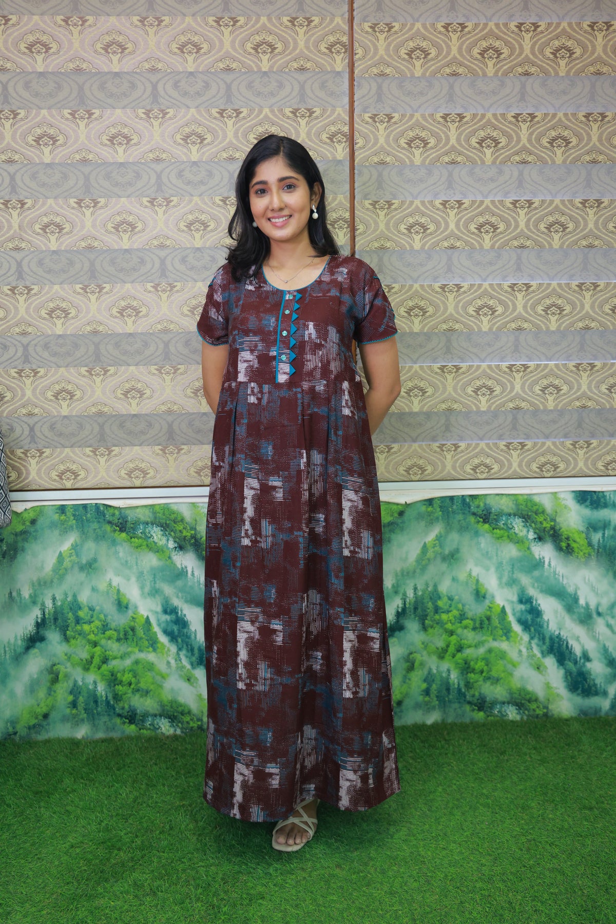 Alpine KURTHI Style Nighties| FancySleeve | Zipless Model | Updated Collection's for Stylish Women MKA (H/S)