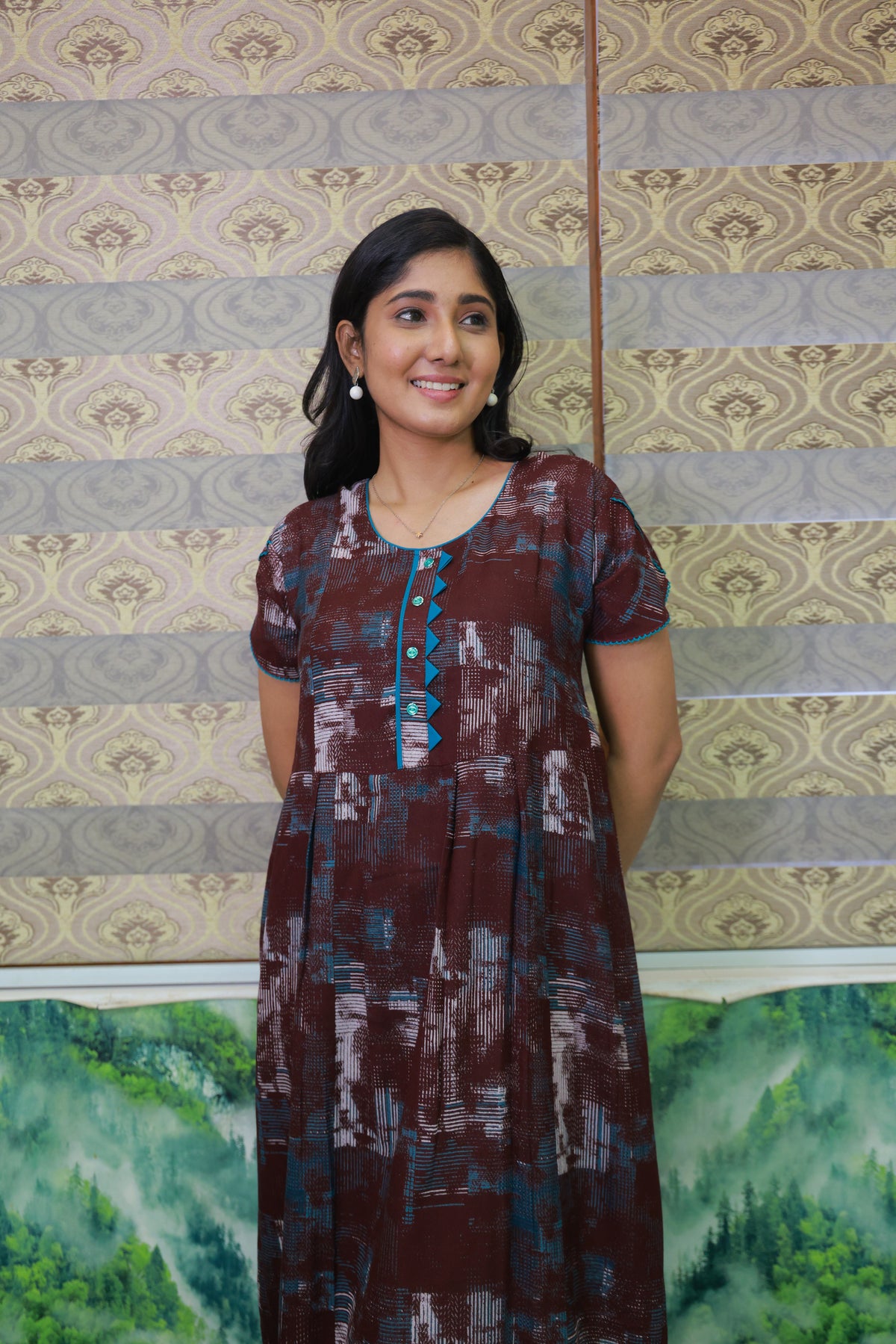 Alpine KURTHI Style Nighties| FancySleeve | Zipless Model | Updated Collection's for Stylish Women MKA (H/S)