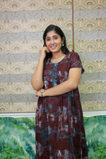 Alpine KURTHI Style Nighties| FancySleeve | Zipless Model | Updated Collection's for Stylish Women MKA (H/S)