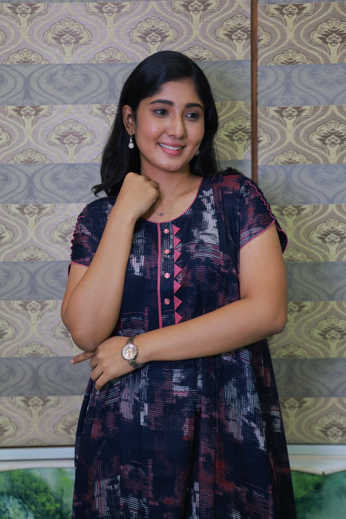 Alpine KURTHI Style Nighties| FancySleeve | Zipless Model | Updated Collection's for Stylish Women MKA (H/S)