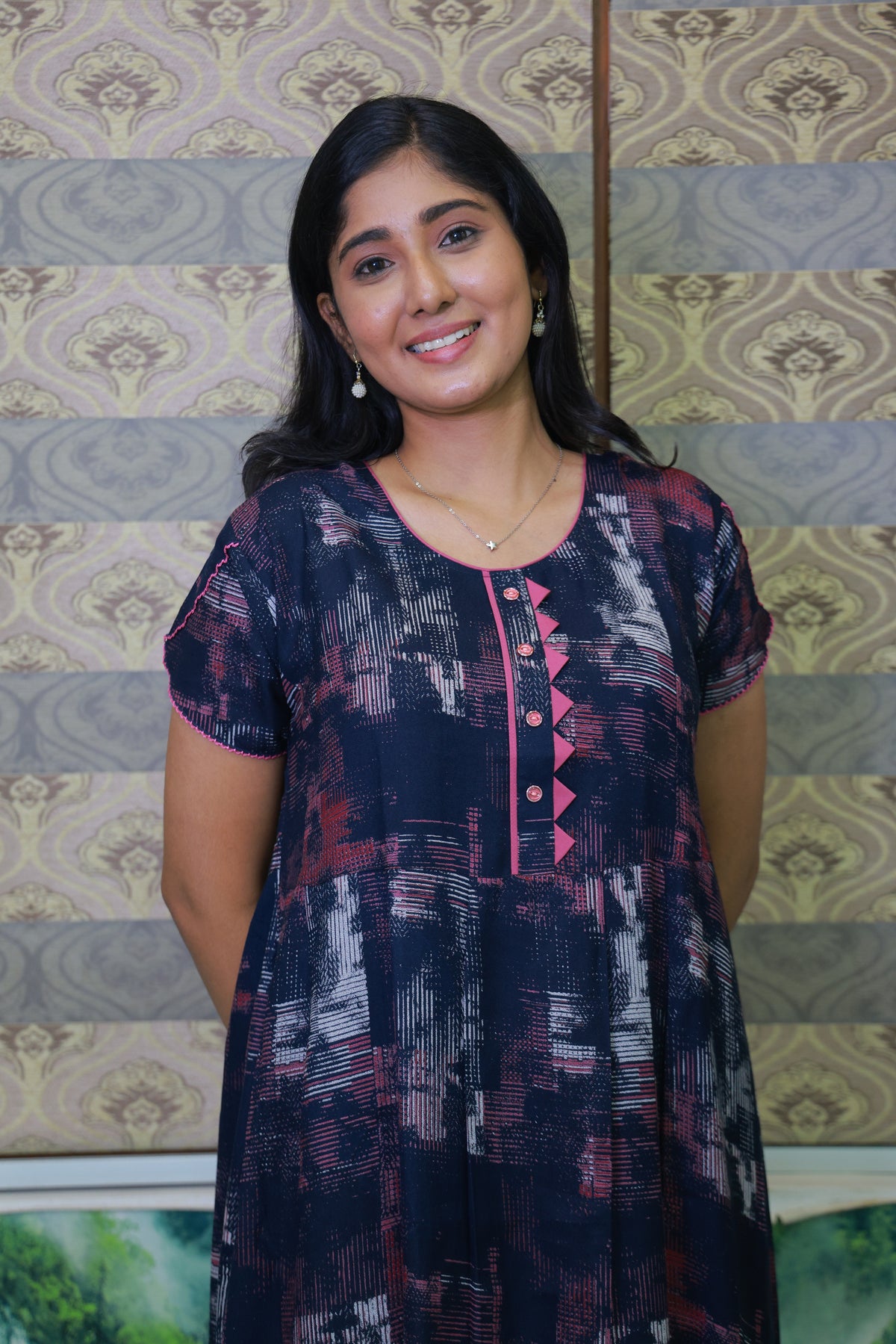 Alpine KURTHI Style Nighties| FancySleeve | Zipless Model | Updated Collection's for Stylish Women MKA (H/S)