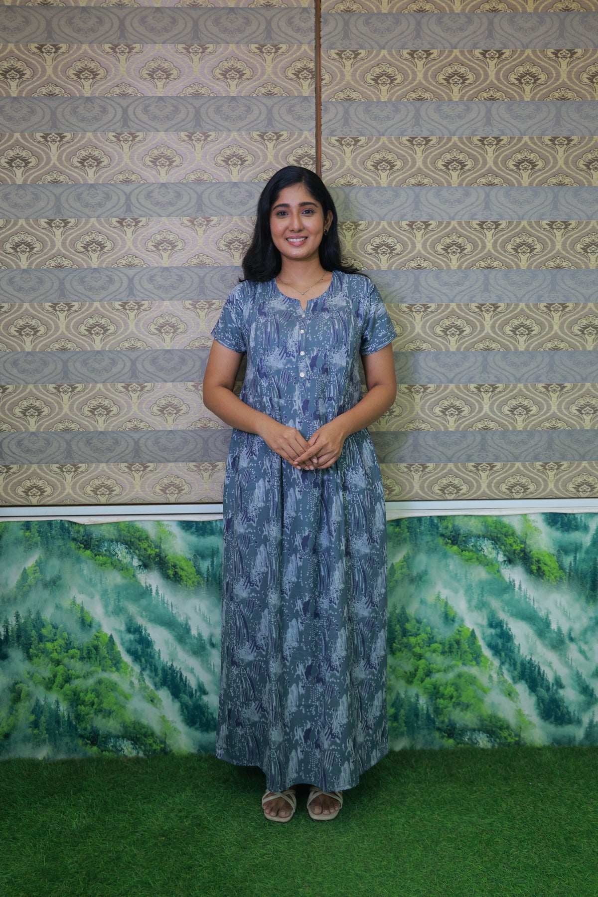 Alpine KURTHI Style Nighties| FancySleeve | Zipless Model | Updated Collection's for Stylish Women MKA (H/S)