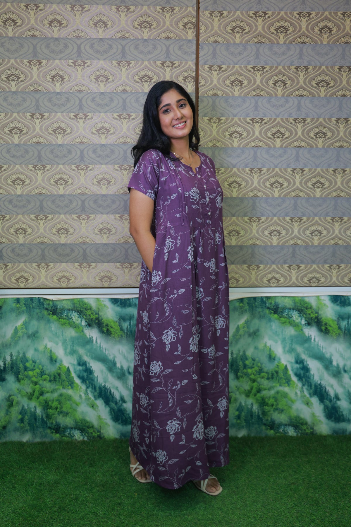 Alpine KURTHI Style Nighties| FancySleeve | Zipless Model | Updated Collection's for Stylish Women MKA (H/S)