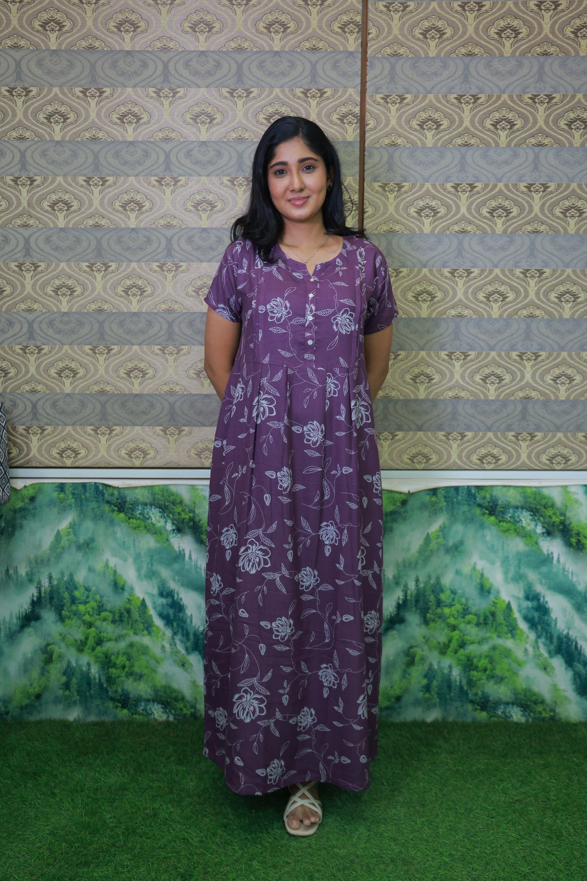 Alpine KURTHI Style Nighties| FancySleeve | Zipless Model | Updated Collection's for Stylish Women MKA (H/S)