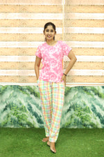 Mangai New Premium Cotton Knitted Pyjama Set Night Suits | Summer Special Arrivals Top & Bottom Set | Soft & Smooth Nightwear a Trendy Women's (PYJAMA SET)