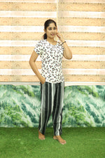 Mangai New Premium Cotton Knitted Pyjama Set Night Suits | Summer Special Arrivals Top & Bottom Set | Soft & Smooth Nightwear a Trendy Women's (PYJAMA SET)