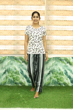 Mangai New Premium Cotton Knitted Pyjama Set Night Suits | Summer Special Arrivals Top & Bottom Set | Soft & Smooth Nightwear a Trendy Women's (PYJAMA SET)