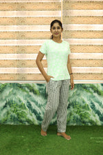 Mangai New Premium Cotton Knitted Pyjama Set Night Suits | Summer Special Arrivals Top & Bottom Set | Soft & Smooth Nightwear a Trendy Women's (PYJAMA SET)