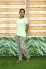 Mangai New Premium Cotton Knitted Pyjama Set Night Suits | Summer Special Arrivals Top & Bottom Set | Soft & Smooth Nightwear a Trendy Women's (PYJAMA SET)