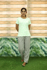 Mangai New Premium Cotton Knitted Pyjama Set Night Suits | Summer Special Arrivals Top & Bottom Set | Soft & Smooth Nightwear a Trendy Women's (PYJAMA SET)