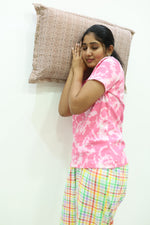 Mangai New Premium Cotton Knitted Pyjama Set Night Suits | Summer Special Arrivals Top & Bottom Set | Soft & Smooth Nightwear a Trendy Women's (PYJAMA SET)