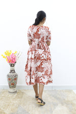 New Mangai Cotton Feeding MAXI Soft & Smooth Cotton | Invisible Vertical Feeding Zipper | Side Pockets | Back Adjustable Tie Rope |Casual & Maternity Wear (JFM)