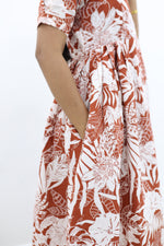 New Mangai Cotton Feeding MAXI Soft & Smooth Cotton | Invisible Vertical Feeding Zipper | Side Pockets | Back Adjustable Tie Rope |Casual & Maternity Wear (JFM)