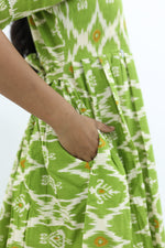 New Mangai Cotton Feeding MAXI Soft & Smooth Cotton | Invisible Vertical Feeding Zipper | Side Pockets | Back Adjustable Tie Rope |Casual & Maternity Wear (JFM)