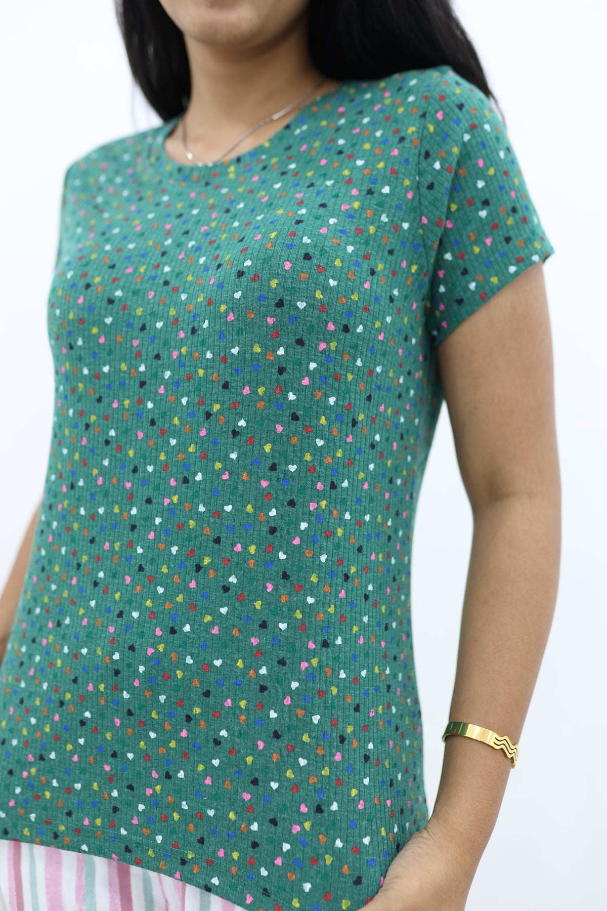 Mangai New Premium Cotton Knitted Pyjama Set Night Suits | Summer Special Arrivals Top & Bottom Set | Soft & Smooth Nightwear a Trendy Women's (PYJAMA SET)