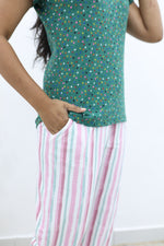 Mangai New Premium Cotton Knitted Pyjama Set Night Suits | Summer Special Arrivals Top & Bottom Set | Soft & Smooth Nightwear a Trendy Women's (PYJAMA SET)