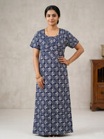 MANGAI Premium Cotton Printed Pleated Model 3XL Size Trendy Collection's Stylish Nighties(3PZ)