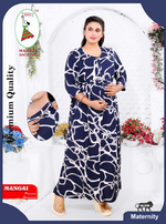 Soft Rayon4-IN-ONE Mom's Feeding & Casual Wear| Pre & Post Maternity Wear | Fancy Long Frock | Best Choice for Pregnancy Women (FIO-F)