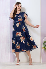 Imported Rayon MAXI FROCK Model Nighties | Fancy Petal Sleeve | Fancy Neck & Side Pocket | Pleated Frock MAXI Style | Trendy Collection's for Stylish Women & Teenage Girl (IRM)