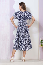 Imported Rayon MAXI FROCK Model Nighties | Fancy Petal Sleeve | Fancy Neck & Side Pocket | Pleated Frock MAXI Style | Trendy Collection's for Stylish Women & Teenage Girl (IRM)