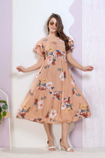 Imported Rayon MAXI FROCK Model Nighties | Fancy Petal Sleeve | Fancy Neck & Side Pocket | Pleated Frock MAXI Style | Trendy Collection's for Stylish Women & Teenage Girl (IRM)