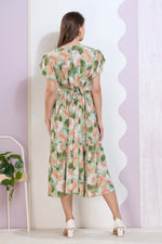 Imported Rayon MAXI FROCK Model Nighties | Fancy Petal Sleeve | Fancy Neck & Side Pocket | Pleated Frock MAXI Style | Trendy Collection's for Stylish Women & Teenage Girl (IRM)